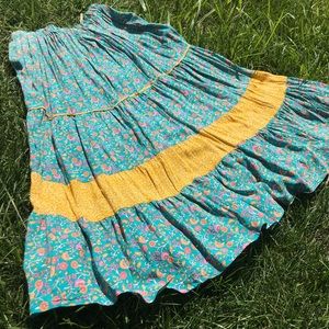 Cupshe Floral Pattern Maxi Skirt size M